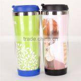 Shenzhen Factory Double Wall Plastic Advertising Tumbler With SS Inner thumbnail-3