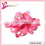 Chinese Manufacturer Wholesale Price no Fade Polyester Koker Curly Ribbon Hair Clip (XH1-001) thumbnail-3