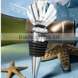 Seashell Crystal Wine Bottle Stopper Wedding Party Favors thumbnail-1
