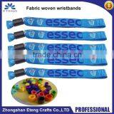Cheap Customized Fabric Wristbands With Colorful Plastic Slider Locking thumbnail-1