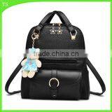 new style fashion backpack with cute panda pendent leisure teenage school bag                        
                                                Quality Choice