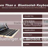 Bluefinger Aluminum Alloy Foldind Bluetooth Keyboard for All Mobile Phones and Tablets,applicable With IOS,Android System thumbnail-2