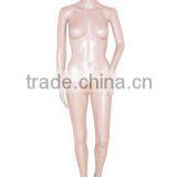Abstract Standing Full Body Ecru And Glossy White Model Female Mannequin For Window Display thumbnail-1