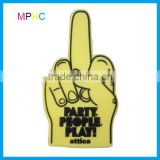 Custom Sponge Foam Hand Cheering Mitt with Middle Finger