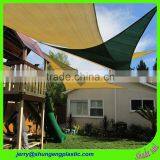 HDPE sun shade sail for garden ,patio and outdoor cover purpose with UV resistance
