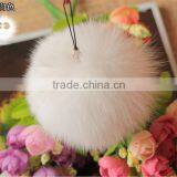 New Design Genuine Fox Fur Ball for Keychain Bag Toy Accessories thumbnail-3