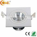 7w Square Ajustable Recessed COB Downlight thumbnail-6