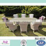 Glass Top Round Dining Table For Garden Use New Design thumbnail-1