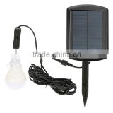 Rechargeable White LED Solar Panel Powered Bulb lamp 5LEDs 100LM Shed Barn Light Door Entrance Balcony Use Illuminating Fitures