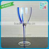 Bridal Shower Party Champagne Glasses Goblet Colored Bridesmaid and Bride's Dresses Champagne Goblet Glass Clear Glass Stemware thumbnail-2