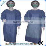 Wholesales SMS Fabric High Reinforce Disposable Surgical Gown Sterile