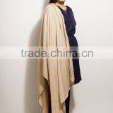 New Model Pashmina Gold Metallic Cape Shawl thumbnail-6