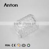 Round Tapered Clear Glass Candlestick Holder thumbnail-4