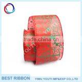 FACTORY DIRECTLY wired decorative christmas ribbon