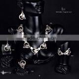 Ring Earring Bracelet Necklace Authentic Turkish Style Jewelry Set Made in Istanbul thumbnail-3