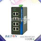 IP40 Managed Industrial 8 10/100M port PoE Switch