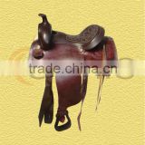 CE-740382 Leather Western Saddle