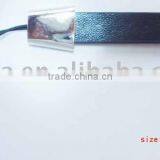 Black Delicate Leather Key Holder thumbnail-1