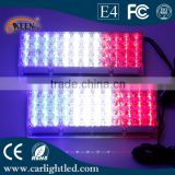 Good quality 12V 8W Police Lamp Led Flash Light Red Blue Color Warning Light with Controller Box