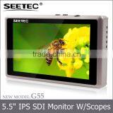 Embedded Audio Meter Small 5.5 Inch Lcd Display Waveform Vector Scope RGB Histogram Movie Camera Professional