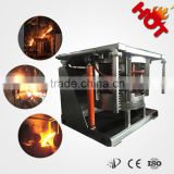 1-60 tons induction steel smelting equipment with hydraulic pouring