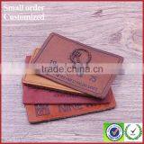 Iron On Delicate Branded Denim Jeans Hat Enamel Metal Real Leather Label Patch thumbnail-6