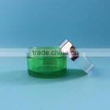 30g 1OZ Empty Thick PET Plastic Cream Jar Container With Silver Aluminium Lid thumbnail-2