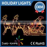 Santa Claus Motif Rope Light For Chrismas Day