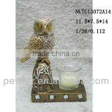 New Product Polyresin Owl Gift Statue Sculpture Toy Decoration
