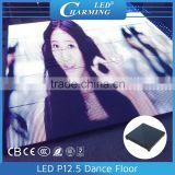 RGB 3 in 1 waterproof wedding glass dance floor panels
