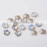 Deluxe K9 Quality White Opal Color Flower Shaped Fancy Gemstone for Fashion Jewelry thumbnail-1