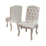 Traditional Button Restaurant Cross Back Dining Chair YA70176 thumbnail-3