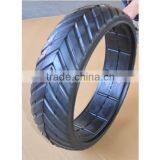 16x4 Inch Semi Solid Agricultural Rubber Tire With V Tread thumbnail-1