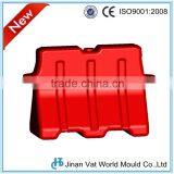 Custom Plastic Road Barrier Blow Mould, Traffic Water Filled Road Barrier thumbnail-1
