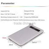 2015 Newest High Quality 5000mah Power Bank Super Slim Powerbank