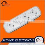 European Style 4 Gang Russian Electrical Power Extension Socket