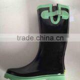 2013 Women Fancy Rubber Boots New Design Knee Boots thumbnail-1