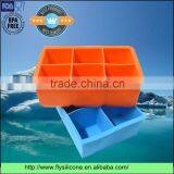 Hot Sale on Amazon Customized Logo Perfect Big Size Silicone Ice Cube Mold thumbnail-3