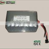 24V Lifepo4 Battery Pack 12Ah for UPS Backup,electric Elevator,bike ,scooter ... thumbnail-1