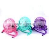4"USB Mini Portable Table Aluminum Core Motor Plastic Cooling Fan for Student