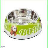 Stainless Steel 100% Melamine Plastic Pet Bowls thumbnail-1