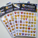 High Quality Emoji Stickers/paper Sticker/cute Cartoon Emoji Sticker From Factory