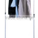 Single Chrome Rod Expandable Cloth Garment Display Rack thumbnail-1