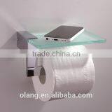 Bathroom Accessories - Toilet Paper Holder With Phone Shelf