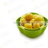 2015 Original New Design Double Desk Plastic Stackable Fruit and Salad Bowl Set thumbnail-3