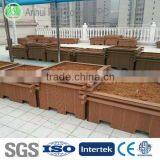Garden Plastic Wooden Compoiste Flower Boxe/wpc Flow Planter