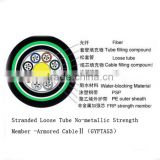 Stranded Loose Tube No-metallic Strength Member -Armored Cable(GYFTA53)