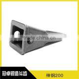 SK200 Bucket Flat Tooth Wheel Excavator Bucket Tooth thumbnail-4