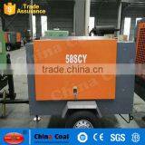 Four Wheel Diesel Screw Air Compressor thumbnail-2