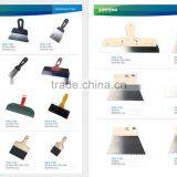 rubber and pvc handle floor scraper blade tool civil construction tools for building hand tools